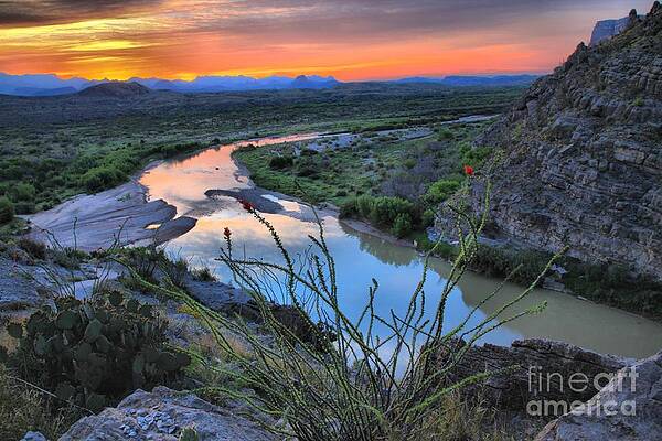 Sunrise Over Santa Elena Canyon Wall Art