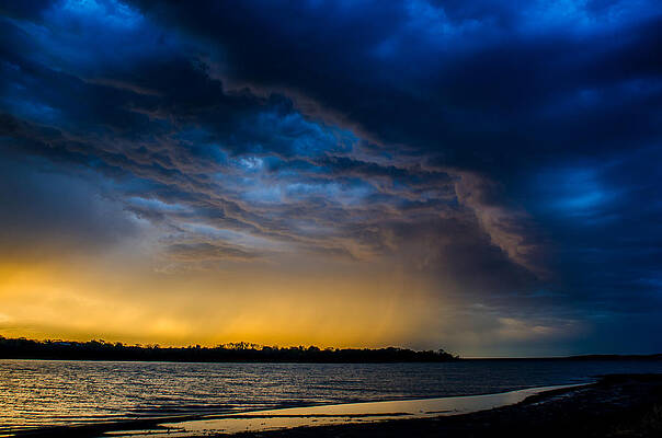 Cloud Photograph - Sunrise Storm by Jeff Phillippi