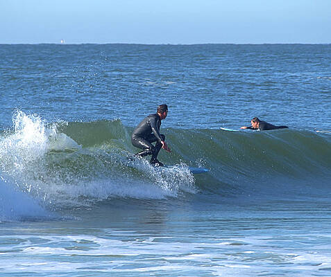 Wall Art featuring the photograph Surfing V by Robert Newman