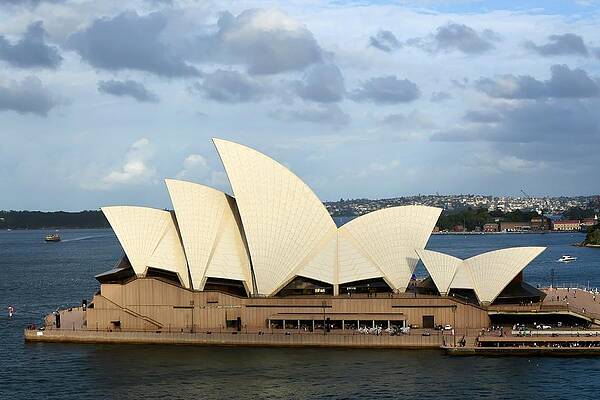 Architecture Wall Art featuring the photograph Sydney Opera House by KJ Swan