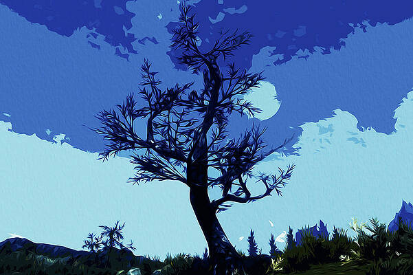 Mysterious Painting - Tales Of The Night by AM FineArtPrints