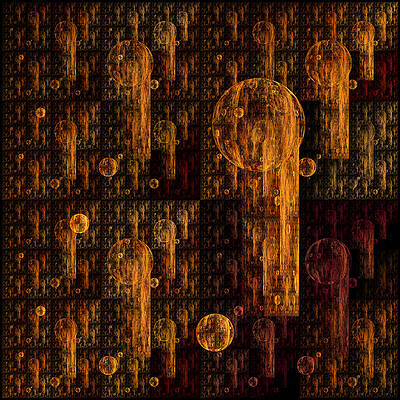 Geometric Wall Art featuring the digital art Tapestry by Vic Eberly