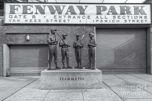 Fenway Park Teammates Statue Wall Art