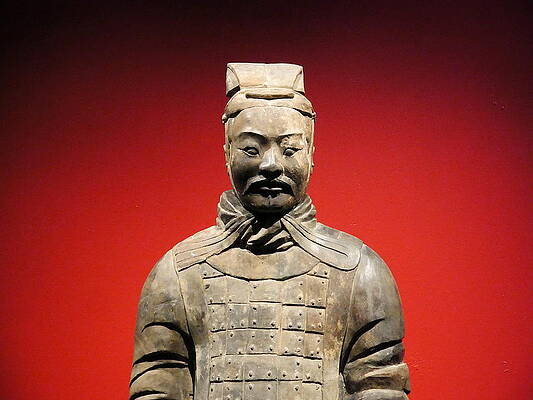 Historical Wall Art featuring the photograph Terracotta Warrior Army Of Qin Shi Huang Di I by Richard Reeve