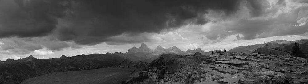 Wall Art featuring the photograph Tetons From The Summit Of Fred's Mountain by Raymond Salani III
