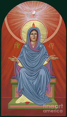 The Blessed Virgin Mary Icon Wall Art