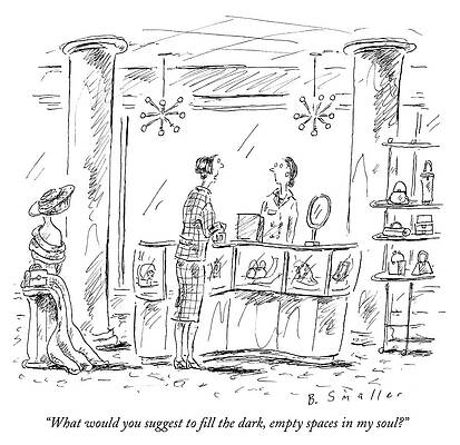 Humorous Jewelry Store Encounter Wall Art