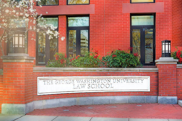 George Washington University Law School Entrance Photograph