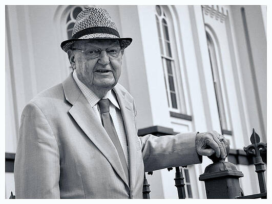Photograph - The Honorable Howard Coble by Marshall Hurley