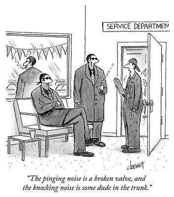 Mechanic's Unexpected Diagnosis Wall Art