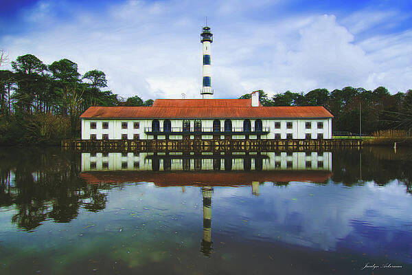 Wall Art featuring the photograph The Lodge At Mattamuskeet by Jacalyn Ackerman