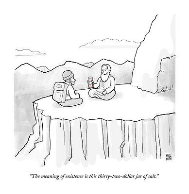 Philosopher on a Mountain Wall Art