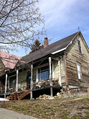 Washington Photograph - The Miner's Mansion by C Thomas Cooney