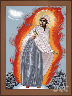 Wall Art featuring the painting The Mother Of God Of Medjugorgie 084 by William Hart McNichols