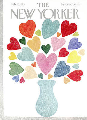 Colorful Heart Bouquet Wall Art