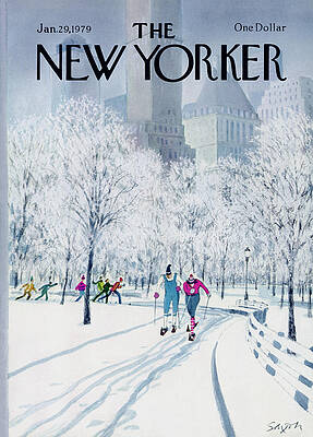 Winter Scene in Central Park Painting