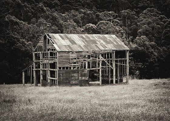 Country Wall Art featuring the photograph The Old Barn by Nicholas Blackwell