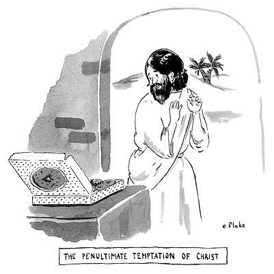 Christ Faces Unusual Temptation Print