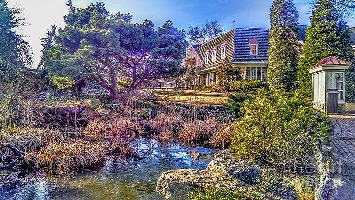 Wall Art featuring the photograph The Pond At Peddler's Village by Christopher Lotito