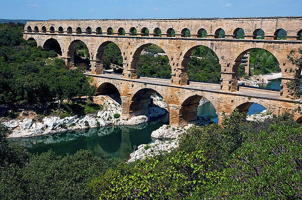 Pont du Gard Aqueduct Photograph