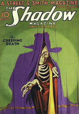 The Shadow Creeping Death Cover Wall Art