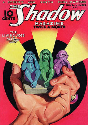 Shadow Wall Art featuring the painting The Shadow The Living Joss by Conde Nast