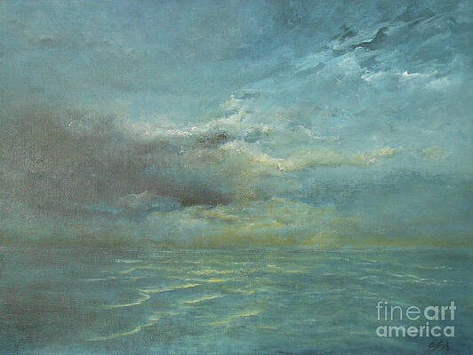 Wave Painting - The Storm by Jane See