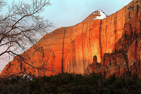 Rocky Photograph - The Streaked Wall by Nicholas Blackwell