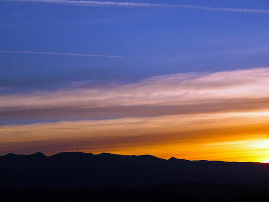 Wall Art featuring the photograph The Sun Also Rises Over Amargosa Range by Joe Schofield