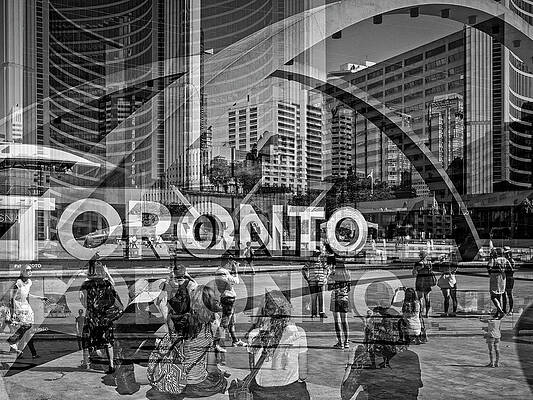 Toronto Photograph - The Tourists - Toronto by Shankar Adiseshan