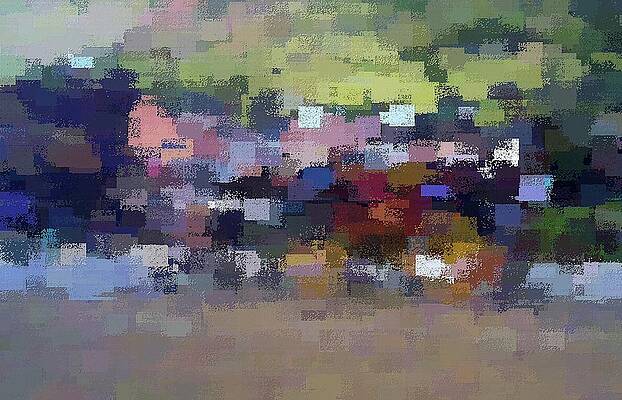 Wall Art featuring the digital art The Village by David Manlove