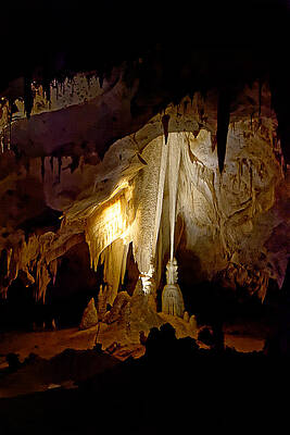Textured Photograph - The Witch's Closet -- Witch's Broom Formation In Carlsbad Caverns National Park, New Mexico by Darin Volpe