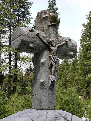 Washington Photograph - The Woodsmans Cross by C Thomas Cooney
