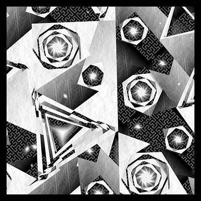 Geometric Wall Art featuring the digital art The Works by Vic Eberly