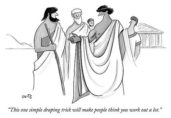 Simple Drawing - This One Simple Draping Trick by Julia Suits