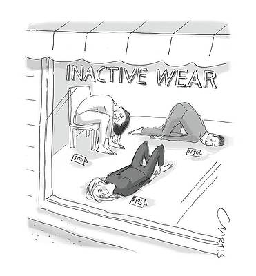 Humorous Display of Inactive Wear Drawing