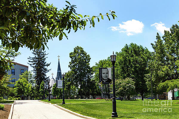 Villanova University Photograph - To The Chapel by William Norton