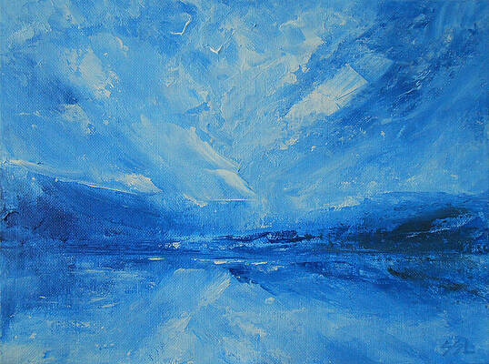 Sea Painting - Today I Soar by Jane See