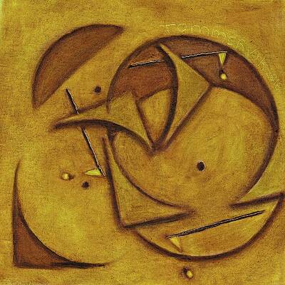 Geometric Abstract Composition Painting