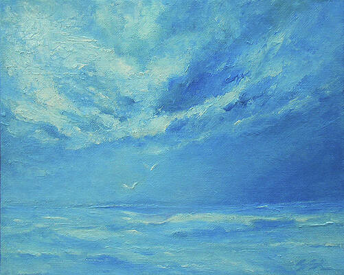 Sea Painting - Tranquil by Jane See