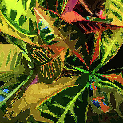 Summer Digital Art - Tropicale by Gina Harrison