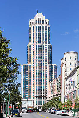 Wall Art featuring the photograph Trump Plaza New Rochelle III by Clarence Holmes