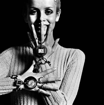 Woman Displaying Multiple Watches Photograph
