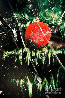 Wall Art featuring the photograph Twisted Evil Clown Portrait by Jorgo Photography