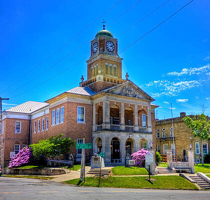 West Virginia Photograph - Tyler County Courthouse by Jonny D