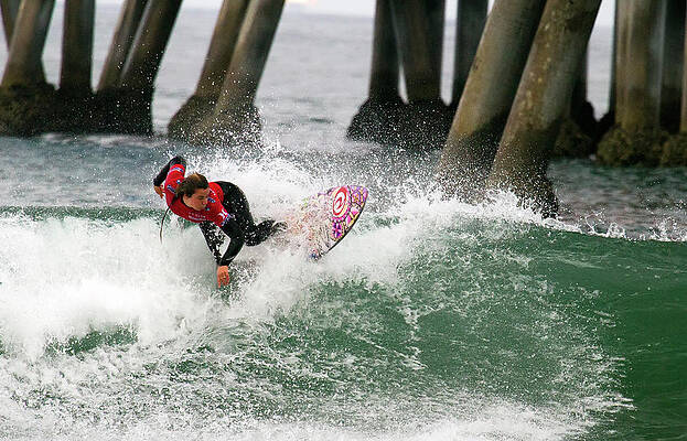 Watersport Photograph - Tyler Wright At The 2012 US OPen by Waterdancer