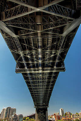 Architecture Photograph - Under Sydney Harbor Bridge by Kenny Thomas