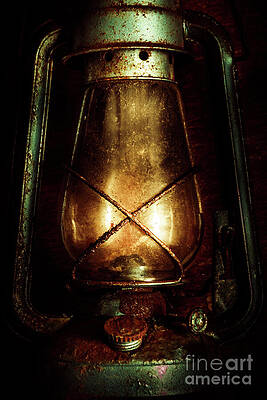 Vintage Rusty Lantern Photograph