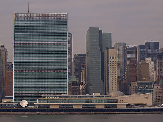 Skyscraper Photograph - United Nations by Robert Newman