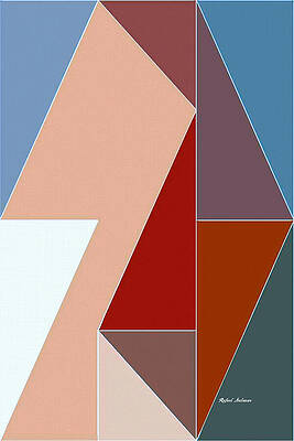 Wall Art featuring the digital art Up Hill by Rafael Salazar